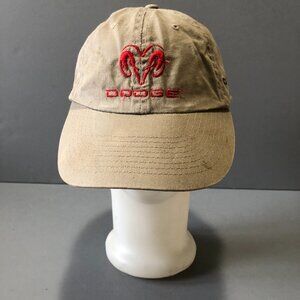 EMBROIDERED CROWN DODGE GRAB LIFE BY THE HORNS BASEBALL CAP HAT VELCRO CLOSURE